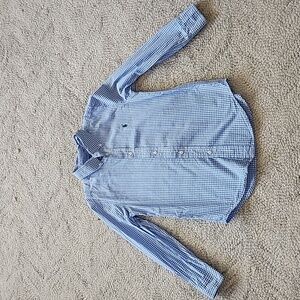 Ralph Lauren Boys Blue and White Dress Shirt